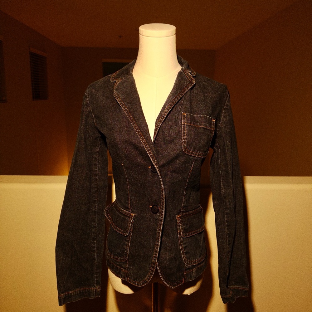 Vintage IZOD Denim Blazer